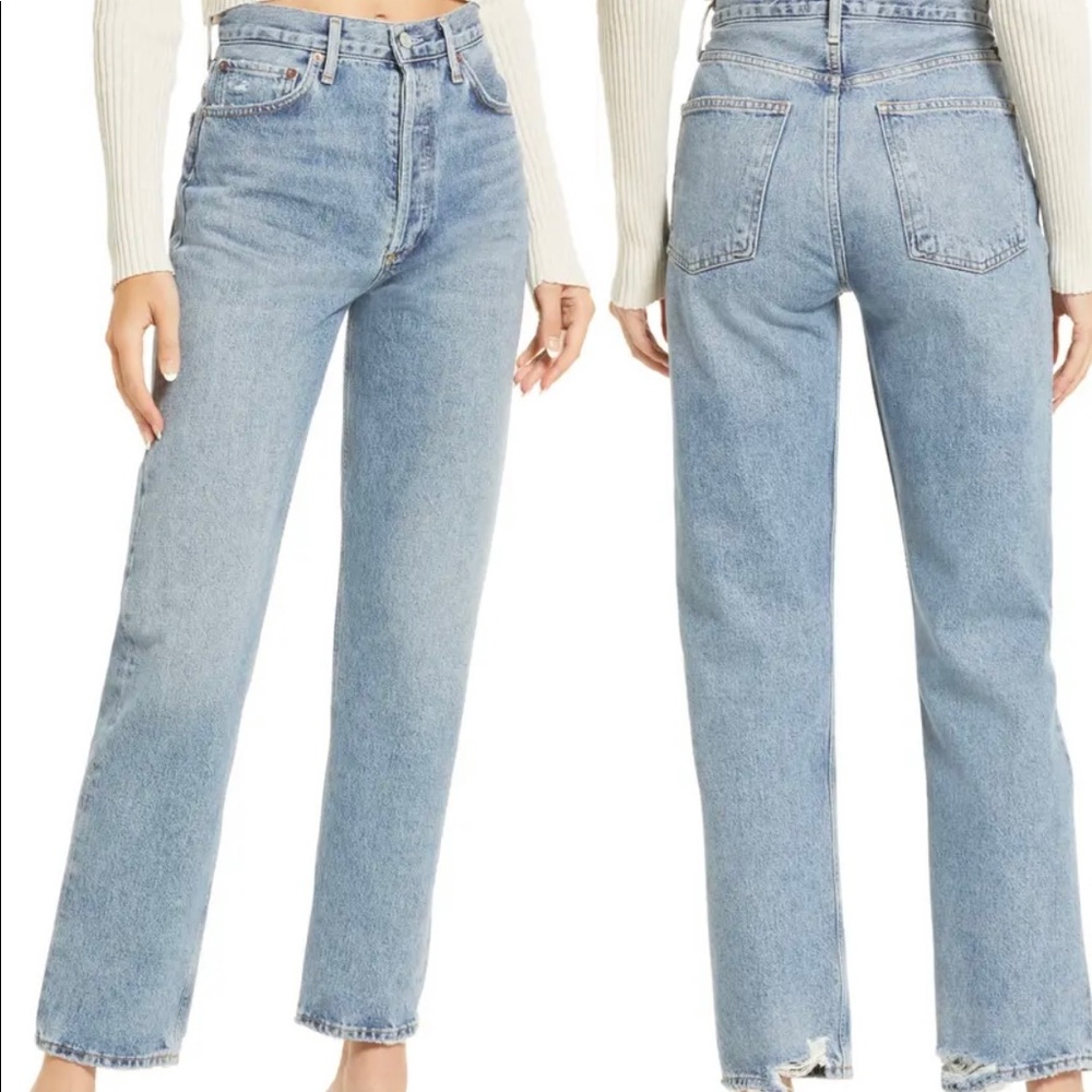 Agolde 90s Pinch Waist High-Rise Straight Jean 31 Endless